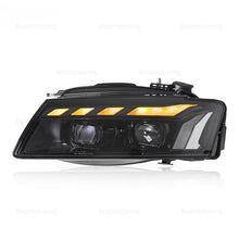A Pair  For Audi A5 B8 2008-2012 Upgraded LED Headlight Lamps Assembly W/ Turn Signal