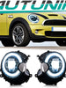 Sequential LED Headlights For 2007-2013 Mini Cooper R56 R57 R58 R59