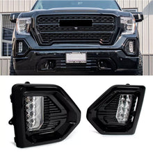 For 2019-2022 GMC Sierra 1500 Denali AT4 Fog Lights Lamp LED W/Black Bezels