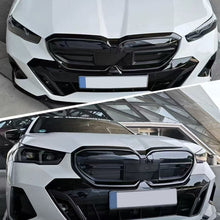 For 2024-2026 BMW 5-Series I5 G60 G61 M60 Gloss Black Front Kidney Grille w/ LED Light
