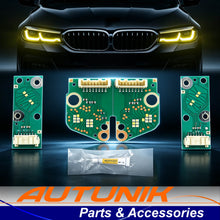 4pcs Yellow Angel Eye DRL LED boards For BMW G30 LCI 530e 530i 540i M5 F90 2021-2023