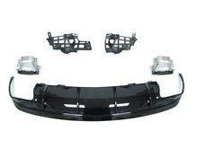 Fit For Mercedes Benz W117 CLA250 2017-2019 Rear Bumper Diffuser Lip W Exhaust Tailpipes Gloss Black