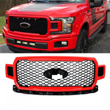 For Ford F-150 F150 2018-20 Front Radiator Grille Grill Assembly Race Red