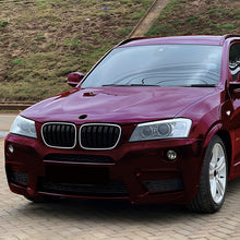 Front Bumper Grill Bumper Grille With LED Light For BMW X3 F25 2011-2013 Double Line
