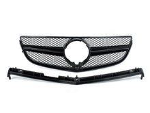 Black Front Mesh Grill fit for Mercedes C207 A207 Coupe 2014-2017 fg287