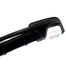 Gloss Black Rear Bumper Diffuser Splitter For BMW F10 5 Series 530i 550i 2011-2016