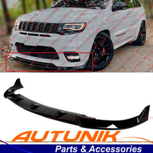 For 2017-2021 Jeep Grand Cherokee SRT Trackhawk AMPP Gloss Black Front Bumper Lip
