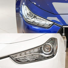 Left + Right Headlamp Clear Lens Cover Pair for Maserati Ghibli 2014-2022 Replacement Shells