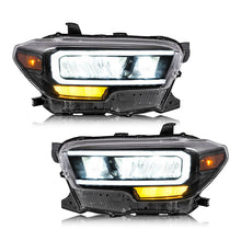 VLAND LED Headlights Front Lamps Assembly Turn Signal DRL for Toyota Tacoma 2020-2023