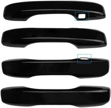 4pcs Gloss Black Handle Covers w/ Front Smartkey For 2023-2025 Honda Accord