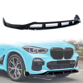 4PCS/Set Black Front Bumper Lip Splitter For BMW G05 X5 M-Sport 2019-2023