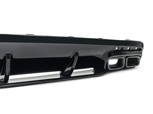 S63 Style Rear Diffuser W/ Black Tips Fits Benz C217 S560 Coupe AMG 2018-2020 LCI