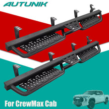 Running Boards FIT FOR 20-2025 Toyota Tundra CrewMax Nerf Bar Drop Down Step Black