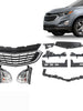 9pcs Front Grille Fog Light Bracket Support For Chevrolet Equinox 2018-2020