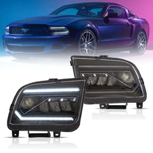 LED Projector Headlights For Ford Mustang 2005-2009 W/Start Up Animation