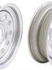 2-Pack 15x5 Trailer Wheel Rim Silver Mod Steel 5 Hole 4.5 in.