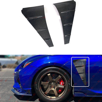 For 2015-2018 Lexus RC-F Real Carbon Fiber Front Fender Side Vent Cover Garnish Trims