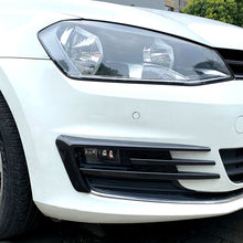 Fog Light Bumper Vent Trim For VW Golf 7 MK7 TSI TDI 2013–2016 Gloss Black