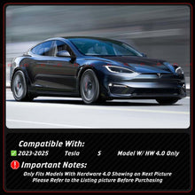 For 2023-2025 Tesla Model S HW 4.0 Full Carbon Fiber Side Camera Cover Cap Trim