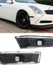 Black Side Marker Lamps Fender Lights w/ White LED Bulb For 2003-2007 Infiniti G35 Coupe