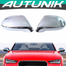 Pair For 2012-2018 AUDI A7 C7 S7 RS7 Matte Chrome Mirror Cover Caps