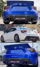 For 2013-2016 Scion FR-S & 2013-2021 Subaru BRZ K Style Gloss Black Rear Bumper Diffuser