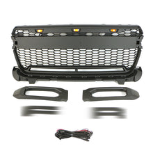 Black Front Grille Bumper Grill W/ Light Black for Ford Maverick 2022 2023