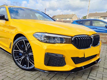 For BMW G30 G31 530i 2021-2023 Front Bumper Kidney Grille Gloss Black Single Slat