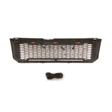 Black Front Bumper Upper Grille Radiator w/ Light Fits For 2008-2012 Ford Escape / Kuga