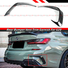 For 2019-2022 BMW 330i M340i M Sport Carbon Fiber Rear Bumper Side Vent Trim Canard