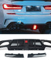 Carbon Fiber Style Rear Diffuser For BMW G20 M340i M-Sport 2019-2022