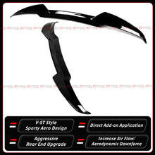 For 2025-2026 BMW G45 X3 V-ST Style Gloss Black Highkick Rear Roof Spoiler Wing Lid