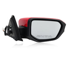 3Pin Red Right Non-heated Mirror For Honda Civic Sedan 2016-2021 Passenger Side Power Manual Folding