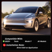 For 2025+ Tesla Model Y Juniper Add-on Full Carbon Fiber Side Mirror Cover Caps