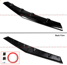 For 2020-2025 Cadillac CT4 BT Style Gloss Black Front Bumper Lip Spoiler Splitter