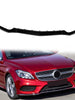 3pcs Gloss Black Front Lip Molding Trim For Mercedes W218 CLS CLS400 CLS550 2015-2018