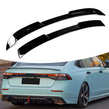 Gloss Black Rear Trunk Spoiler + Roof Spoiler Wing fit for 2023-2025 Honda Accord