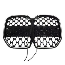 Black Diamond Front Bumper Grille w/ LED Light for BMW 4 Series G22 G23 430i M440i 2021-2026