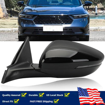 8Pin Left Side Heated Mirror For 2023-2025 Honda Accord Manual Fold Driver LH Blind Spot