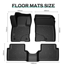 3D Custom Floor Mats Liners for 2022-2023 Ford Maverick TPE Rubber All Weather