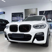 Gloss Black Front Kidney Grill Grille W/ LED Light For 2018-2022 BMW X3 X4 G01 G02
