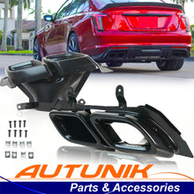 For Cadillac CT5 2020-2024 Car Rear Dual Exhaust Muffler Tail Pipes Tip Black