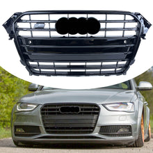 Front Bumper Grille Gloss Black for Audi A4 S4 B8.5 2013-2015 2016