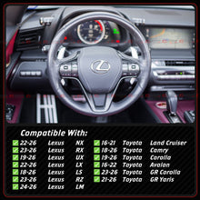 For Lexus RX UX LS RZ Toyota Camry Corolla Carbon Fiber Magnetic Paddle Shifter