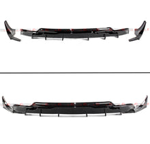 For 2017-2023 Tesla Model 3 Performance Gloss Black Rear Bumper Diffuser w/ Extensions