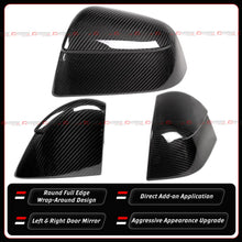 For 2025+ Tesla Model Y Juniper Add-on Full Carbon Fiber Side Mirror Cover Caps