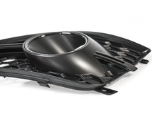 All Black Front Fog Light Grille Covers For Audi A8 S-Line S8 D4 2015–2018