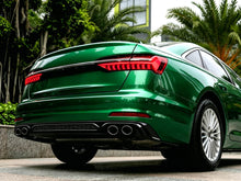 Rear Bumper Diffuser + Exhaust Tips for Audi A6 C8 NON-Sline Base Trim 2019-2025
