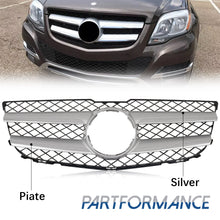 Chrome Front Grill Grille For Mercedes Benz X204 2013-2015 GLK250 GLK300 GLK350