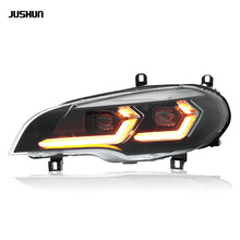 LED Headlight Assembly for BMW X5 E70 2007-2013 HID Projector DRL Replace